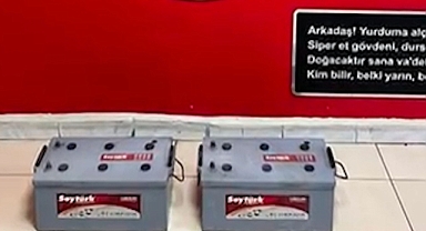 Keykubat'ta akü hırsızı yakalandı