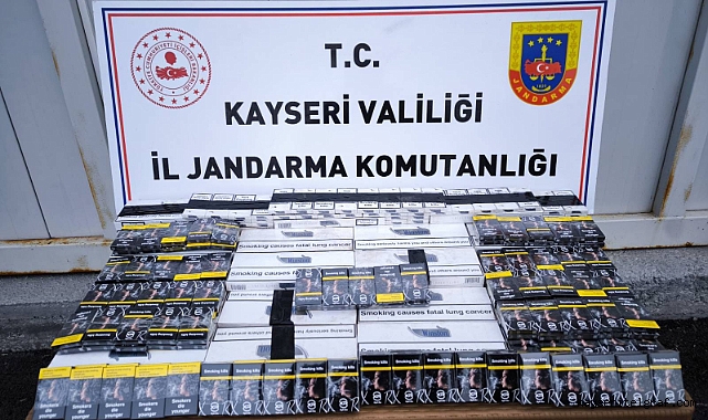 Malatya yolunda bir TIR'da kaçak sigara yakalandı