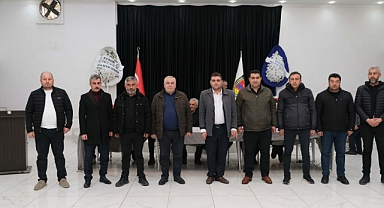 Pınarbaşı Şoförler Odası’nda Uslu güven tazeledi