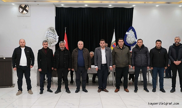 Pınarbaşı Şoförler Odası’nda Uslu güven tazeledi