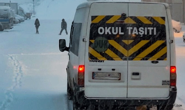 Sarız'da taşımalı eğitime ara