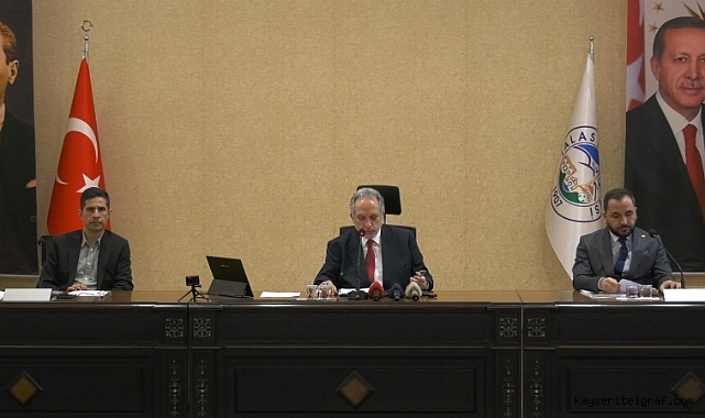 Talas Belediyesi Şubat ayı meclis toplantısı yapıldı