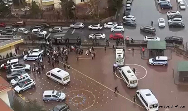 Talas'ta bir okulda kavga, 1 öğrenci bıçaklandı