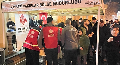 Vakıflar Bölge Müdürlüğü’nün Kayseri'deki iftar noktası açıklandı