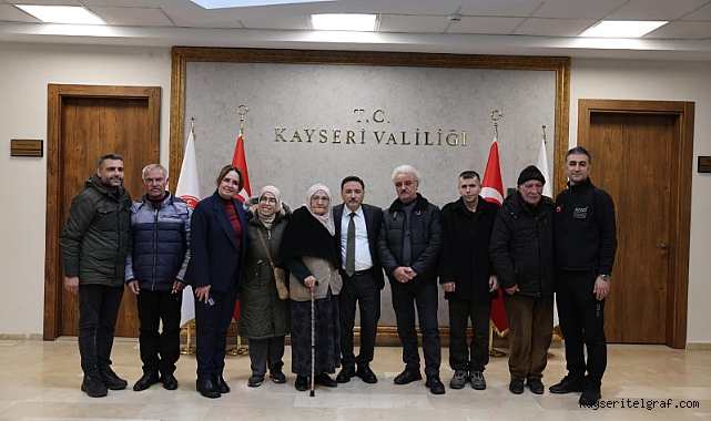 Vali Çiçek’ten Kayserili afetzede ailelere anahtar teslimi