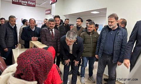 AK Partili Çopuroğlu hastanede vatandaşları dinledi