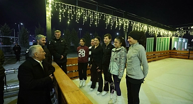 Büyükkılıç'tan, 'Açık Hava Buz Pateni Pisti' müjdesi