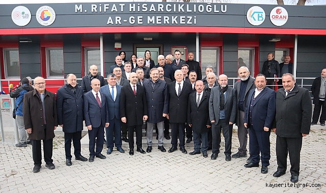 Hisarcıklıoğlu: "Kayseri Ticaret Borsamız proje üretme merkezi gibi çalışıyor"
