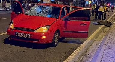 Kayseri’de otomobilin çarptığı kadın öldü 