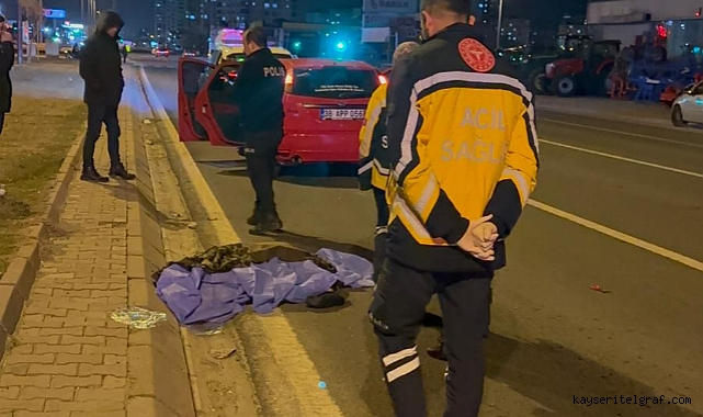 Kayseri’de otomobilin çarptığı kadın öldü 