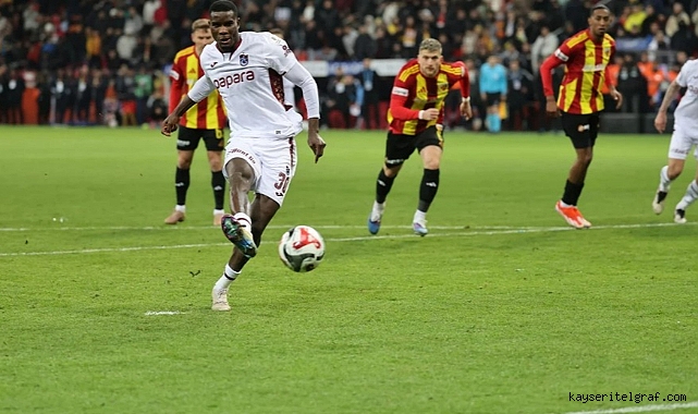 Kayserispor Trabzonspor'a yenildi