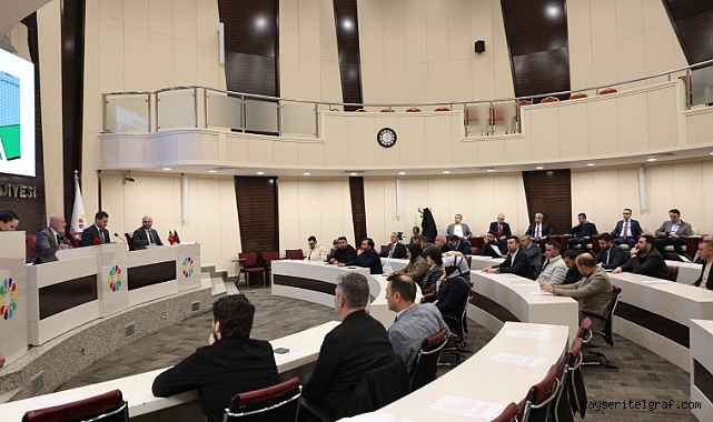 Kocasinan Belediye Meclisi toplantısı gerçekleşti