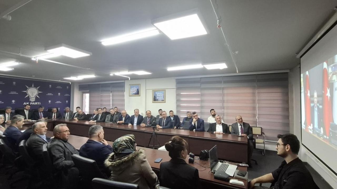 Ak Partililer, Cumhurbaşkanı Erdoğan ile bayramlaştı