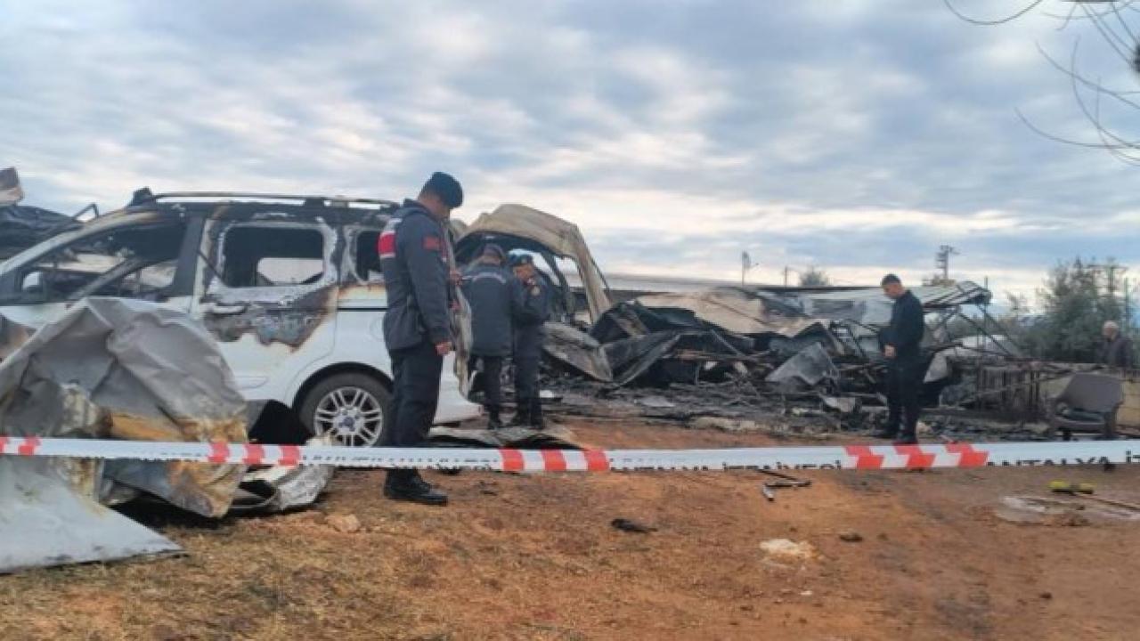 Antalya’da yangın faciası; 5 çocuk ve hamile anne hayatını kaybetti