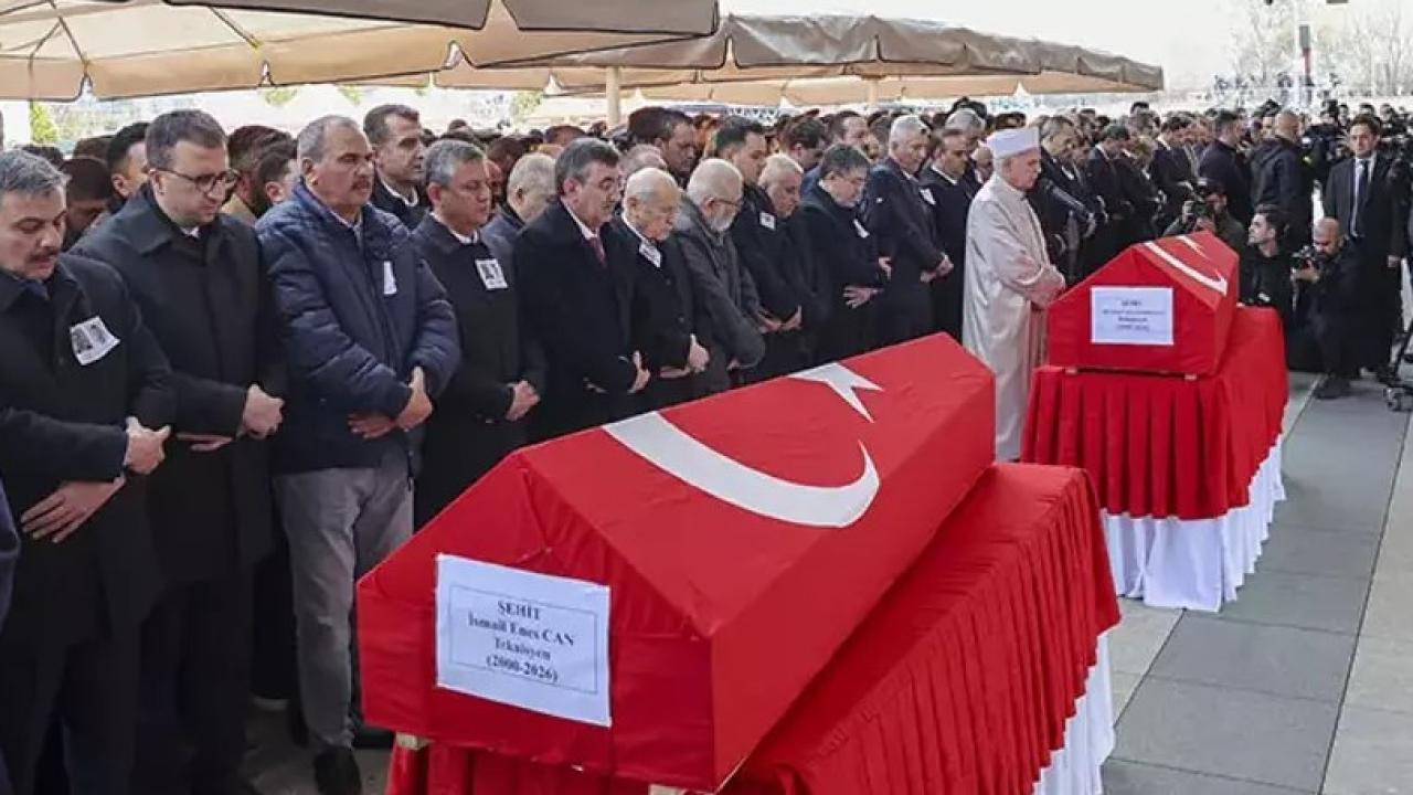 Katar'da düşen helikopterdeki şehitlerimiz son yolculuklarına uğurlandı
