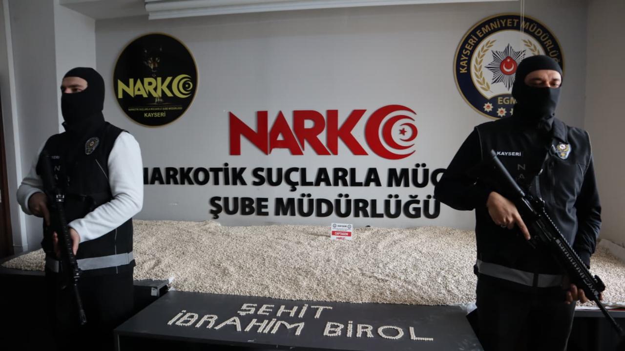Kayseri tarihinin en büyük uyuşturucu operasyonu düzenlendi