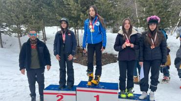 Kayserili kayakçılar, Sarıkamış’ta 28 madalya kazandı