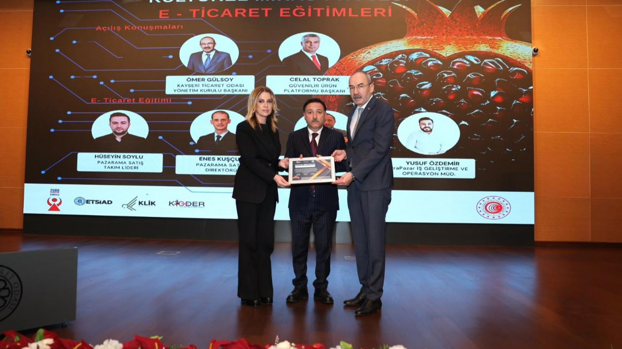 Kültürel Miras projesinin E-Ticaret buluşması Kayseri'de gerçekleştirildi