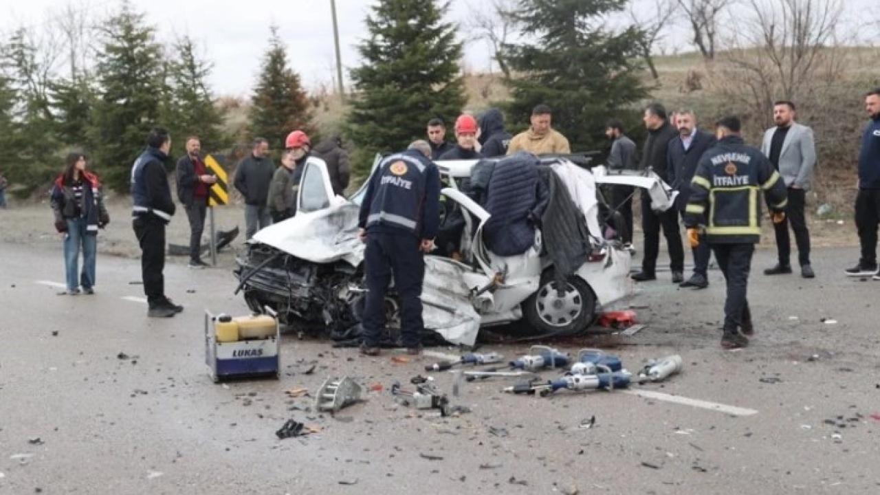 Nevşehir'de feci kaza; 2 ölü
