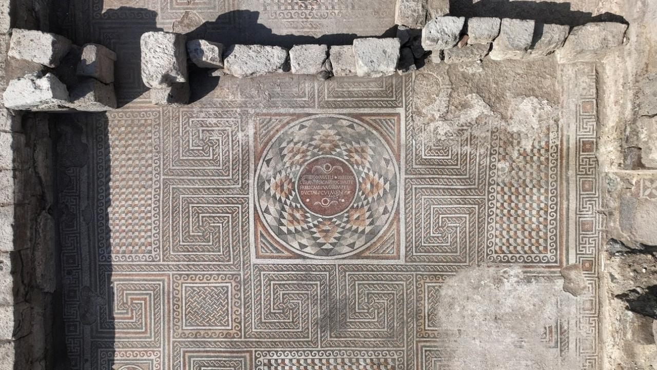 Örenşehir Mozaikli Yapı ‘Ören Yeri’ olarak ilan edildi