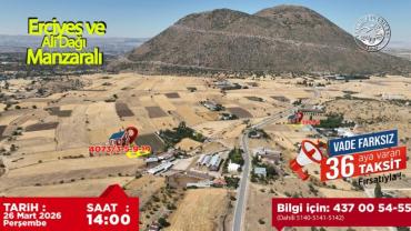 Talas'ta 20 adet  villa parseli satışta