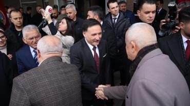 Valilikte bayramlaşma