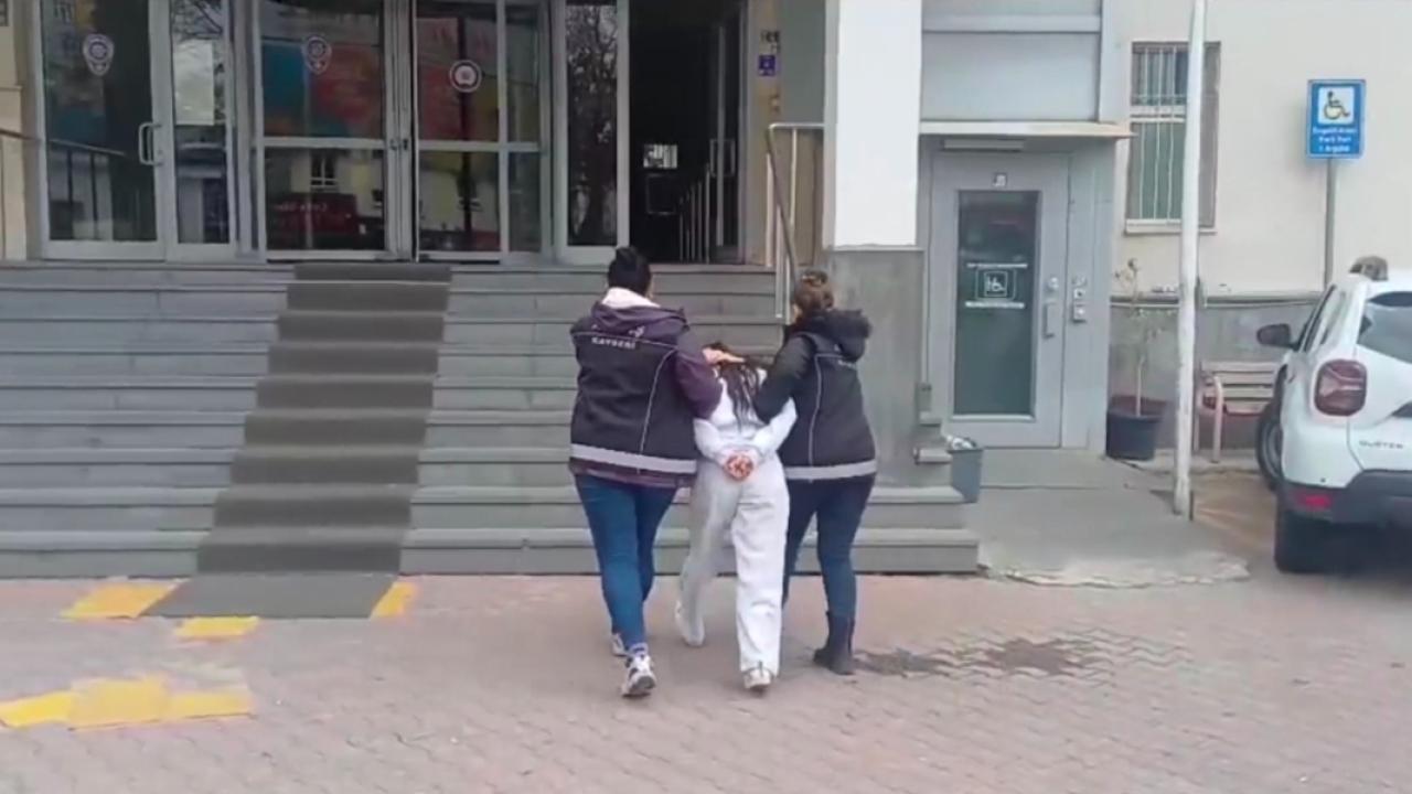114 yıl hapisle aranan kadın hırsız yakalandı