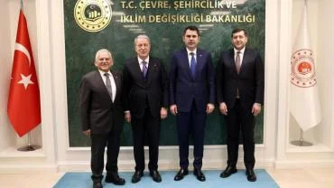 Akar, Ersoy ve Büyükkılıç'tan Bakan Kurum’a ziyaret