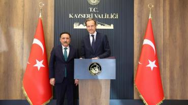 Belçika Büyükelçisi Velde’den Vali Çiçek’e ziyaret