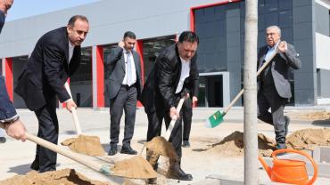 Çiçek İncesu OSB'deki GES, atık su arıtma ve demiryolu çalışmalarını inceledi