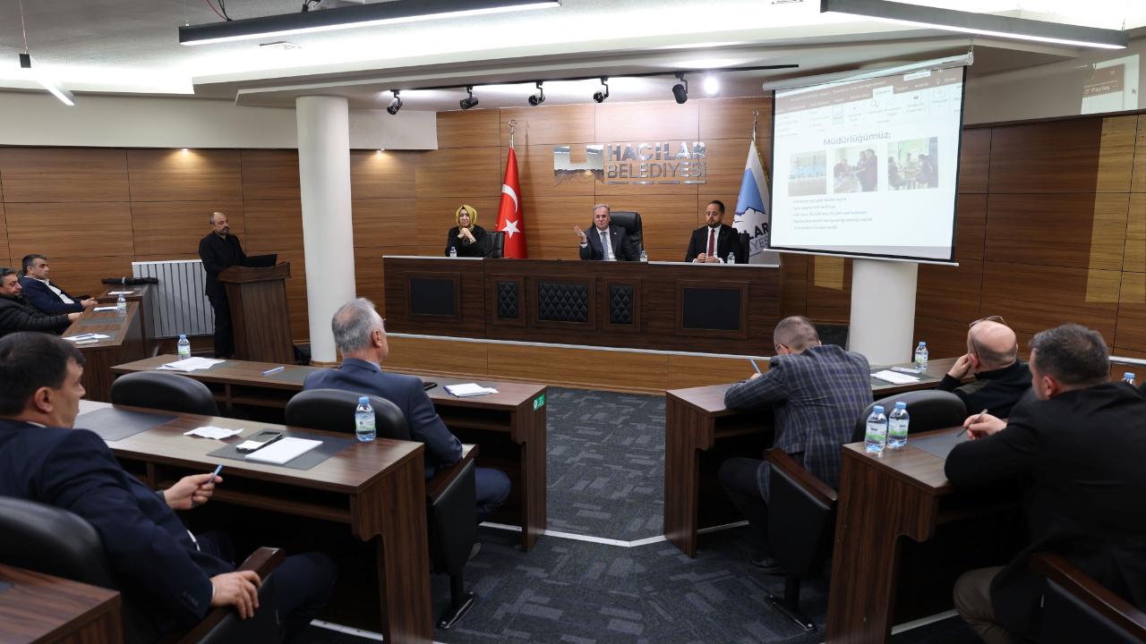 Hacılar Belediye Meclisi toplantısı gerçekleştirildi