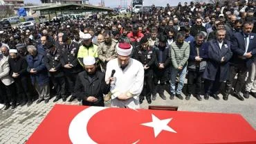 Hayatını kaybeden jandarma kursiyeri, Kayseri’de toprağa verildi