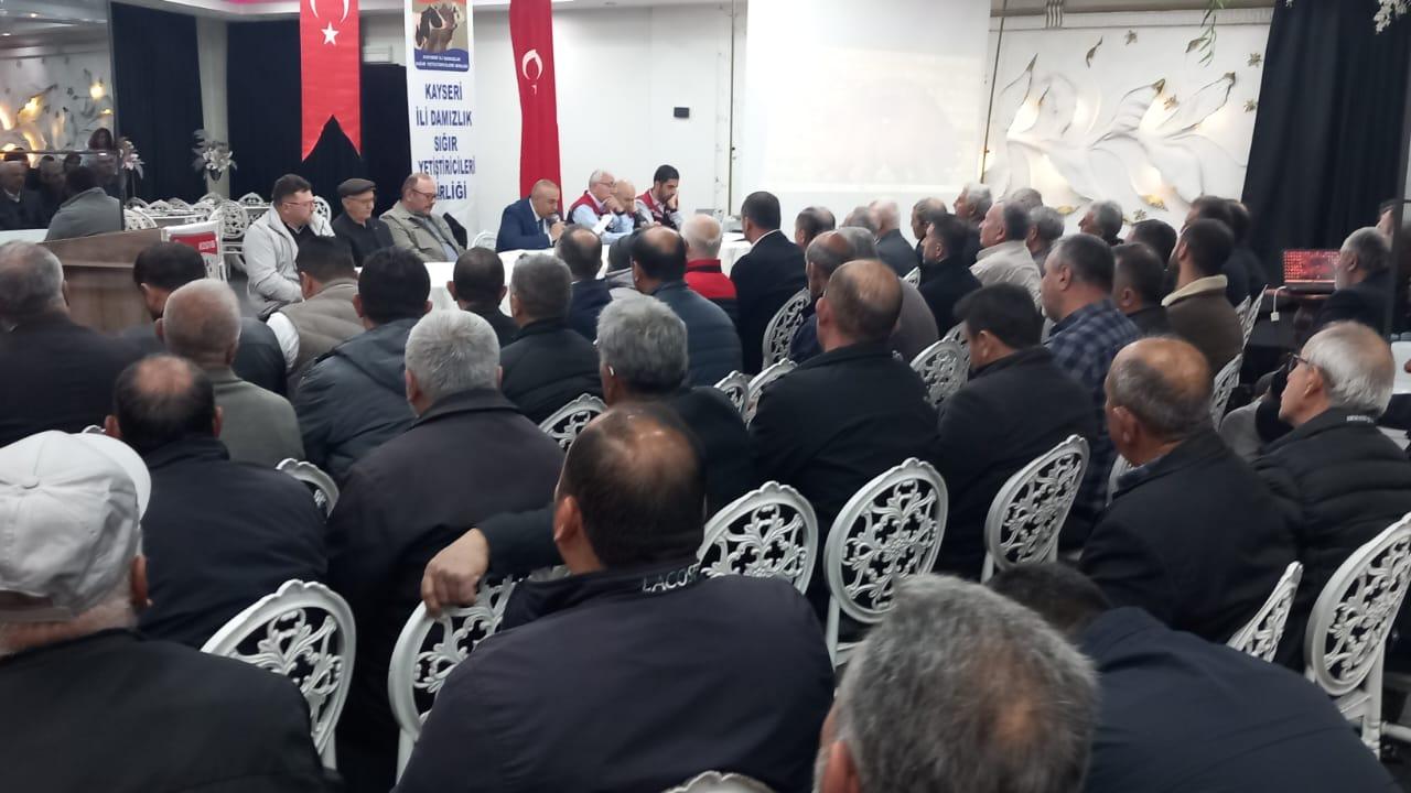 'Kayseri Damızlık Sığır Yetiştiricileri Birliği' genel kurulu gerçekleşti