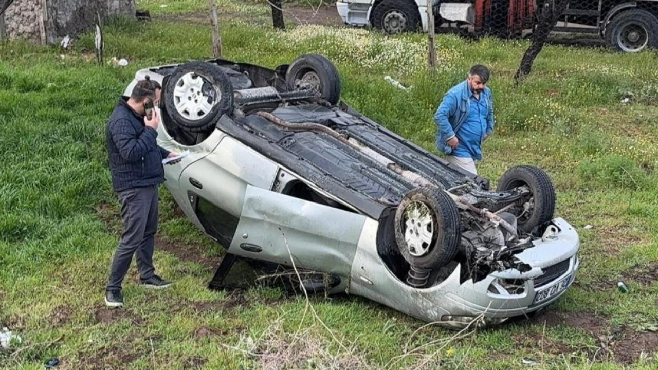 Kayseri'de arabayı kaçıran çocuk kaza yaptı