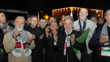 Kayseri'de ‘Filistin’i Unutma Yürüyüşü’ gerçekleştirildi