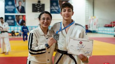 Kayserili judocu Türkiye ikincisi oldu