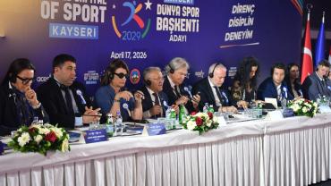 Kayseri'nin '2029 Dünya Spor Başkenti' adaylığı için toplantı gerçekleştirildi