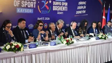 Kayseri'nin '2029 Dünya Spor Başkenti' adaylığı için toplantı gerçekleştirildi