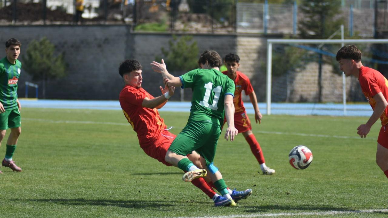 Kayserispor U19, evinde mağlup oldu