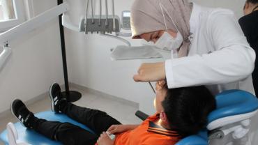 NNYÜ'den ERVA öğrencilerine ağız ve diş sağlığı taraması