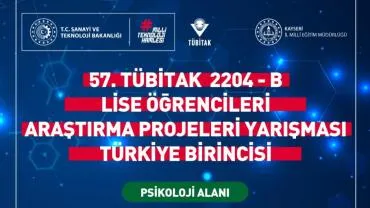TÜBİTAK yarışmasında Kayserili öğrenci birinci oldu