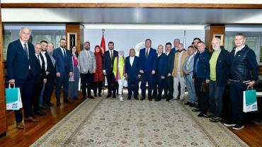 Büyükkılıç, Bosna Hersek'ten gelen heyeti ağırladı