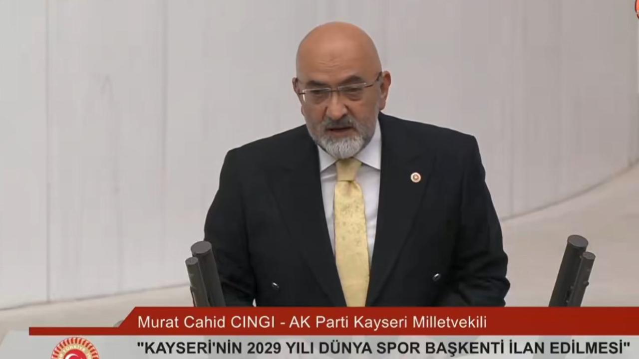 Cıngı Meclis'te konuştu: "Kurban olduğum verdikçe veriyor"