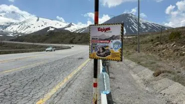Erciyes yolunda hararete karşı “su” önlemi