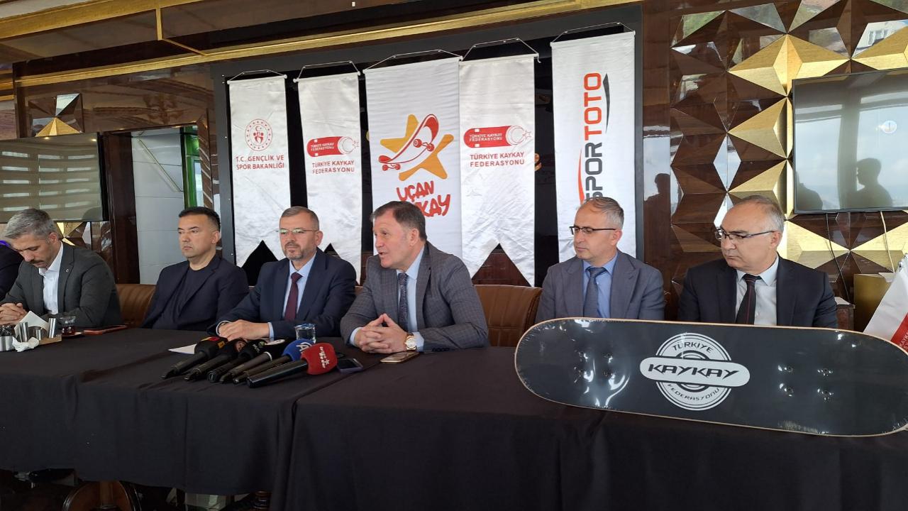 Kayseri’de 'Uçan Kaykay Projesi' tanıtıldı