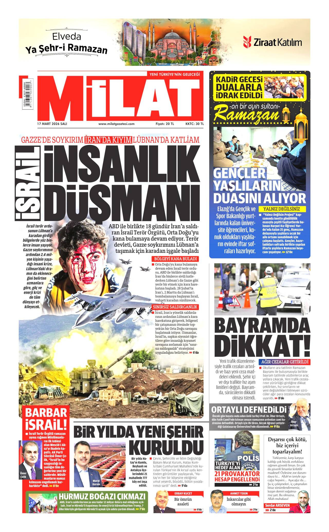 Milat Gazete Manşeti
