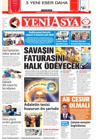 Yeni Asya Gazetesi Gazete Manşeti